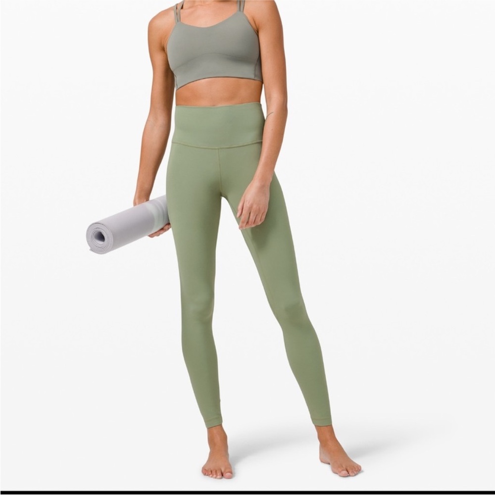 Lululemon Align leggings Willow Green 25” inseam S 6
